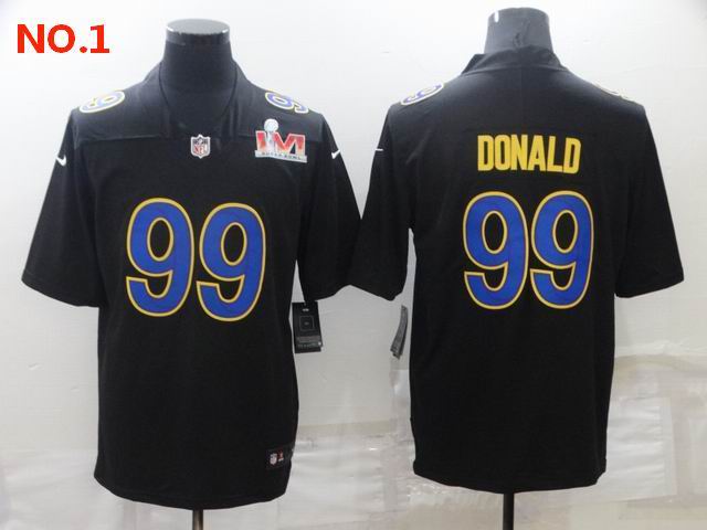 Men's Los Angeles Rams #99 Aaron Donald Jerseys-4